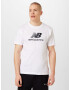 new balance Tricou negru / alb - Pled.ro