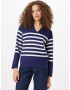 NEW LOOK Pulover bleumarin / alb - Pled.ro