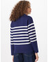 NEW LOOK Pulover bleumarin / alb - Pled.ro