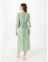 NEW LOOK Rochie 'BELLE' verde pastel / alb - Pled.ro