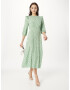 NEW LOOK Rochie 'BELLE' verde pastel / alb - Pled.ro