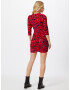 NEW LOOK Rochie roz pitaya / roșu / negru - Pled.ro