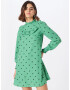 NEW LOOK Rochie tip bluză verde / negru - Pled.ro