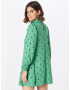 NEW LOOK Rochie tip bluză verde / negru - Pled.ro