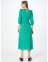 NEW LOOK Rochie verde jad / negru - Pled.ro