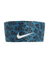 NIKE Accessoires Bandană sport 'FURY' azuriu / negru / alb - Pled.ro