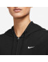 NIKE Bluză cu fermoar sport 'ONE' negru / alb murdar - Pled.ro