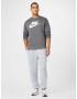 Nike Sportswear Hanorac sport gri amestecat / alb - Pled.ro