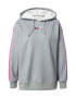 NIKE Hanorac sport 'ALL TIME' gri / fucsia / alb - Pled.ro