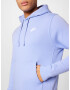 Nike Sportswear Bluză de molton mov deschis / alb - Pled.ro