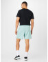 NIKE Pantaloni sport 'M NK DF FORM 7IN SHORT' turcoaz / negru - Pled.ro