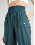 NIKE Pantaloni sport 'One' verde petrol / alb murdar - Pled.ro