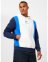 Nike Sportswear Bluză de molton albastru / bleumarin / alb - Pled.ro