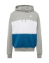 Nike Sportswear Bluză de molton albastru / gri amestecat / alb - Pled.ro