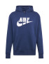 Nike Sportswear Bluză de molton 'Club Fleece' albastru închis / alb - Pled.ro