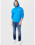 Nike Sportswear Bluză de molton 'Club Fleece' azuriu / alb - Pled.ro