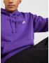 Nike Sportswear Bluză de molton 'Club Fleece' lila / alb - Pled.ro