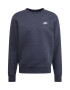 Nike Sportswear Bluză de molton 'Club Fleece' gri amestecat / alb - Pled.ro