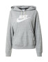 Nike Sportswear Bluză de molton gri amestecat / alb - Pled.ro