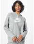 Nike Sportswear Bluză de molton gri amestecat / alb - Pled.ro