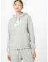 Nike Sportswear Bluză de molton gri amestecat / alb - Pled.ro