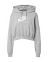 Nike Sportswear Bluză de molton gri amestecat / alb - Pled.ro