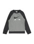 Nike Sportswear Bluză de molton gri închis / negru / alb - Pled.ro