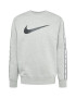 Nike Sportswear Bluză de molton gri / negru - Pled.ro