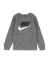 Nike Sportswear Bluză de molton gri / negru / alb - Pled.ro