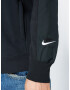 Nike Sportswear Bluză de molton negru / alb - Pled.ro