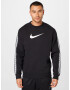 Nike Sportswear Bluză de molton negru / alb - Pled.ro