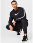 Nike Sportswear Bluză de molton negru / alb - Pled.ro