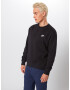 Nike Sportswear Bluză de molton 'Club Fleece' negru / alb - Pled.ro