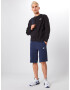 Nike Sportswear Bluză de molton 'Club Fleece' negru / alb - Pled.ro