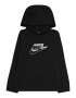 Nike Sportswear Bluză de molton negru / alb - Pled.ro