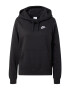 Nike Sportswear Bluză de molton negru / alb - Pled.ro