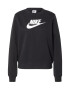 Nike Sportswear Bluză de molton negru / alb - Pled.ro