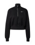 Nike Sportswear Bluză de molton negru / alb - Pled.ro