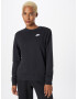 Nike Sportswear Bluză de molton 'Club Fleece' negru / alb - Pled.ro