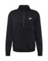 Nike Sportswear Bluză de molton negru / alb - Pled.ro