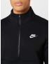 Nike Sportswear Bluză de molton negru / alb - Pled.ro