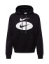 Nike Sportswear Bluză de molton negru / alb - Pled.ro