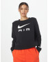 Nike Sportswear Bluză de molton negru / alb - Pled.ro