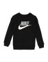 Nike Sportswear Bluză de molton negru / alb - Pled.ro