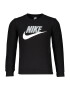 Nike Sportswear Bluză de molton negru / alb - Pled.ro