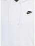 Nike Sportswear Bluză de molton negru / alb - Pled.ro