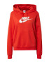 Nike Sportswear Bluză de molton roșu / alb - Pled.ro