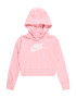 Nike Sportswear Bluză de molton roz deschis / alb - Pled.ro