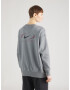 Nike Sportswear Bluză de molton 'Swoosh' gri amestecat / roșu burgundy / negru - Pled.ro