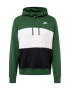 Nike Sportswear Bluză de molton verde / negru / alb - Pled.ro